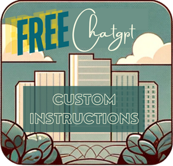 ChatGPT Custom Instructions for Planners